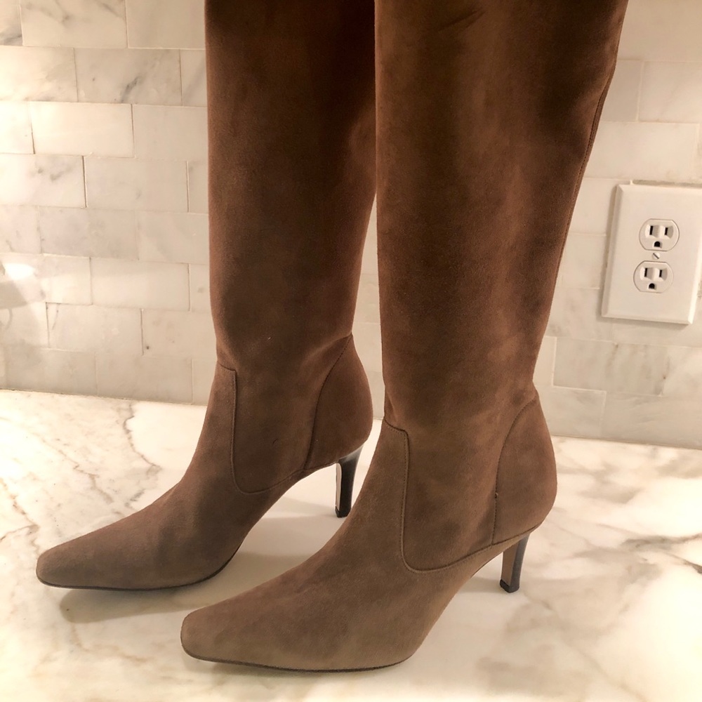 Cole Haan brown suede boots